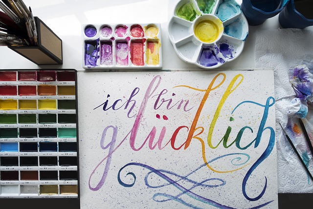 calligraphy strokes comparison rough smooth cartridge paper types